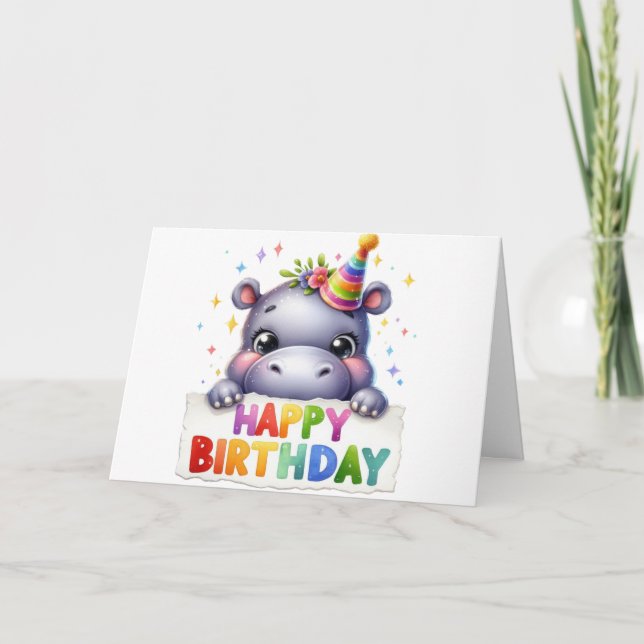Carte d'anniversaire magnifique (Devant)