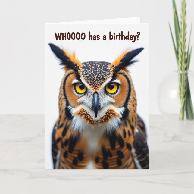 Carte d'anniversaire majestueuse (Devant)