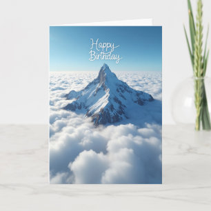 Carte d'anniversaire Majestueux Pic