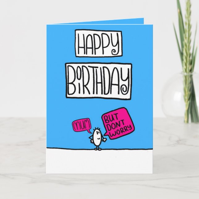 carte d'anniversaire maman (Devant)