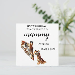 Carte d'anniversaire maman