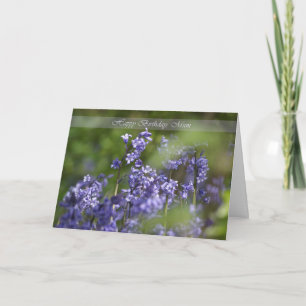 Carte d'anniversaire maman avec de belles cloches 