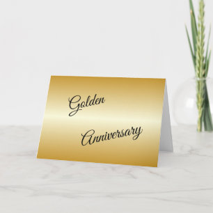 Carte d'anniversaire Mariage d'or