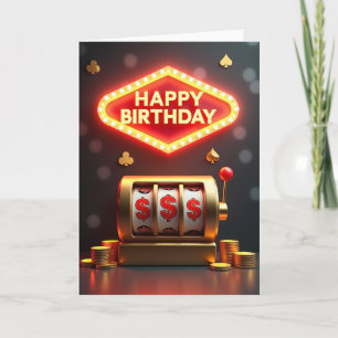 Carte d'anniversaire Marquee Lights