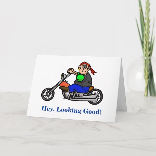 Carte D Anniversaire Masculine De Motard De Moto Zazzle Fr