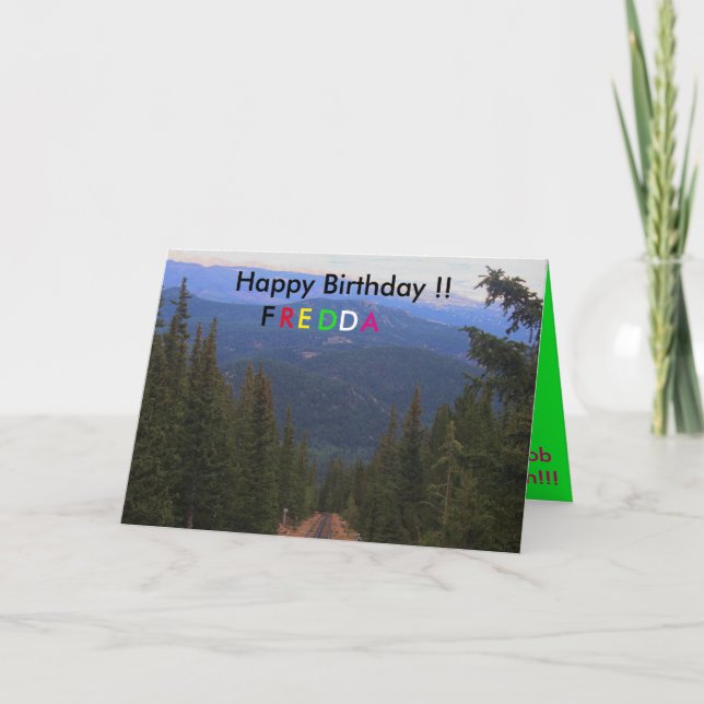 Carte d'anniversaire maximale de Pike (Devant)