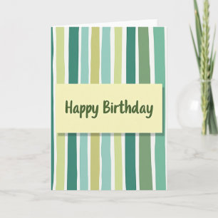 Carte d'anniversaire Mellow Yellow