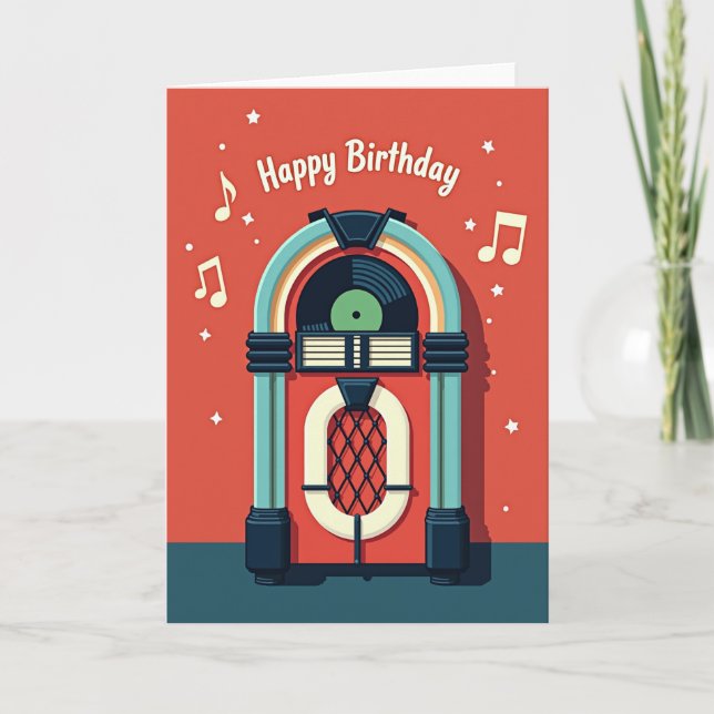 Carte d'anniversaire Melody Cabinet (Devant)