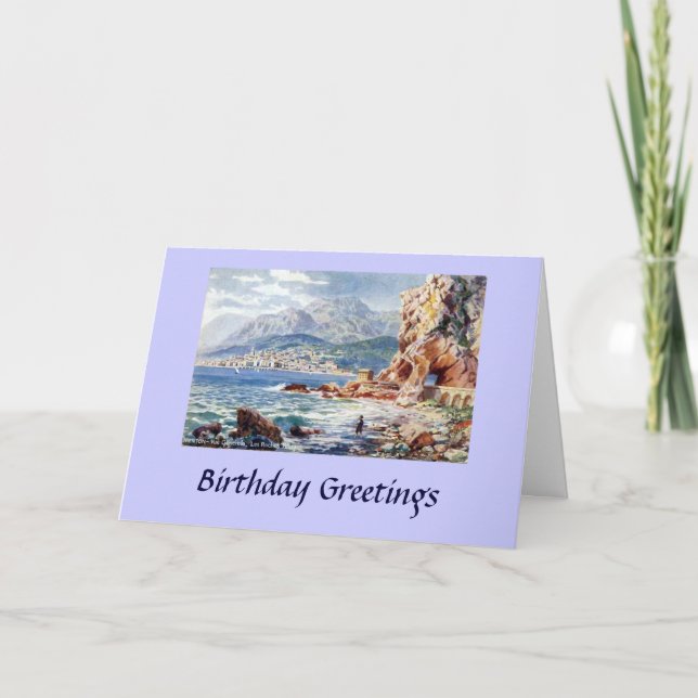 Carte d'anniversaire - Menton (Devant)