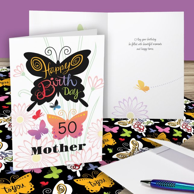 Carte d'anniversaire mère (Créateur téléchargé)