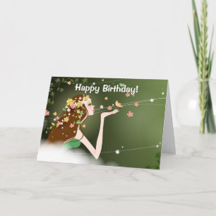 Carte d'anniversaire Mère Nature