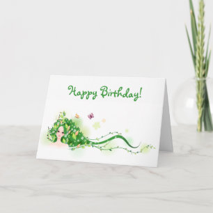 Carte d'anniversaire Mère Nature