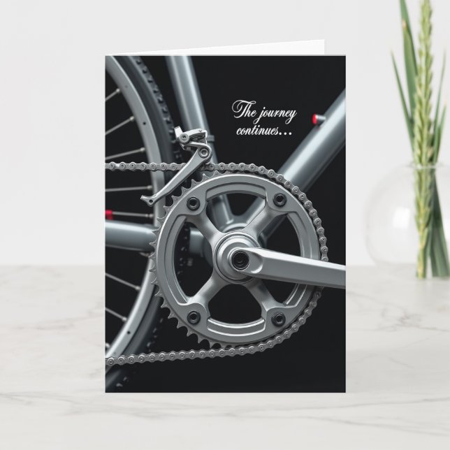 Carte d'anniversaire Metallic Journey (Devant)
