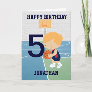 Carte d'anniversaire mignonne personnalisée de