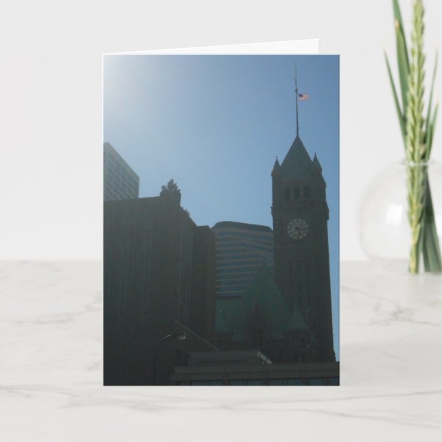 Carte d'anniversaire "Minneapolis Clock Tower" (Devant)