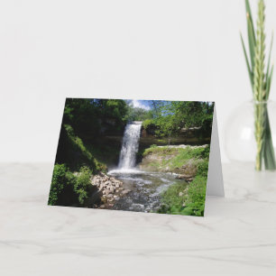 Carte d'anniversaire "Minnehaha Falls #3"