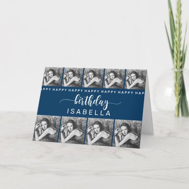 Carte d'anniversaire Modèle personnalisable (Devant)