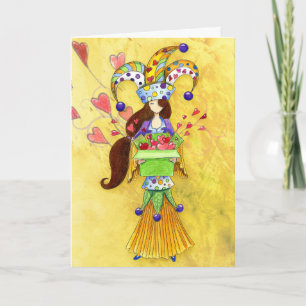 Carte d'anniversaire moderne et chic