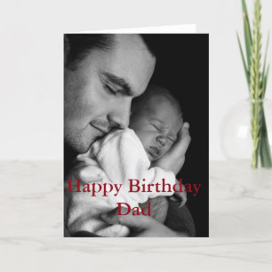 Carte d'anniversaire moderne pour le père
