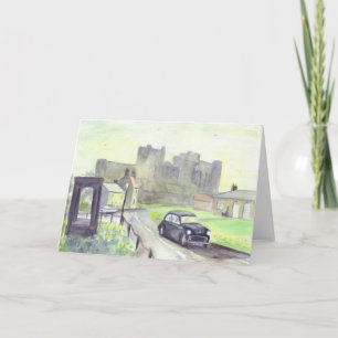 Carte d'anniversaire Morris Minor
