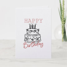 Carte d'anniversaire moyenne - Anniversaire minima