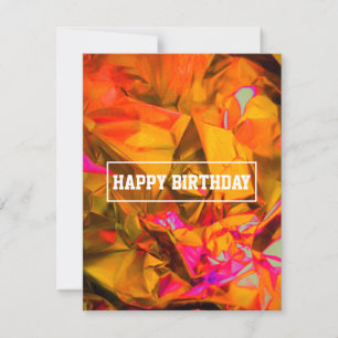 carte d'anniversaire multicolore dossier