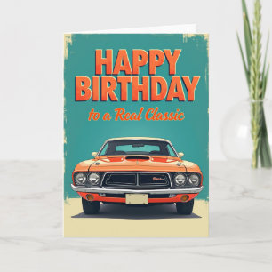 Carte d'anniversaire Muscle Classique