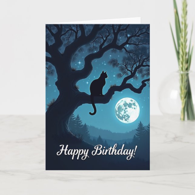 Carte d'anniversaire mystique joyeuse (Devant)