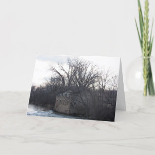 Carte d'anniversaire n° 1 "Ruines de moulins Archi