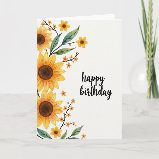 Carte d'anniversaire Natures Joy (Devant)