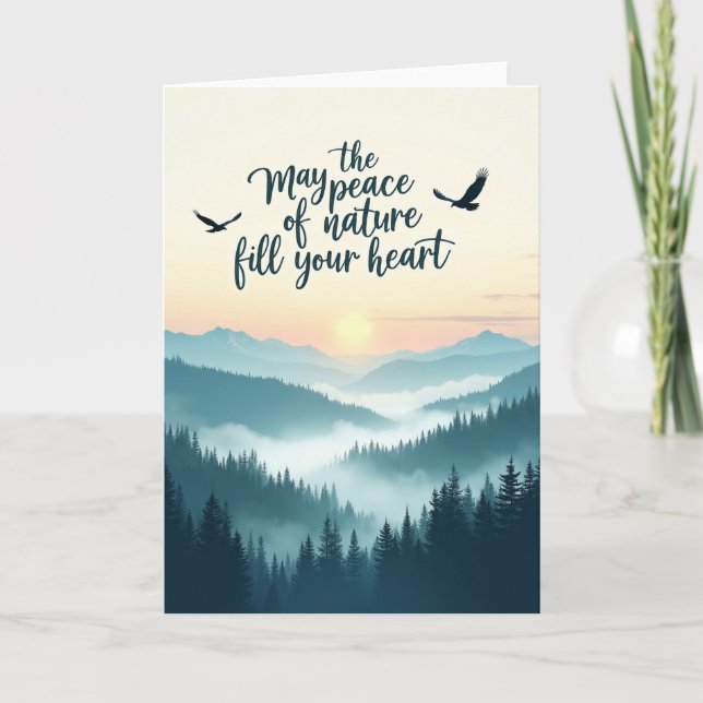 Carte d'anniversaire Natures Peace (Devant)