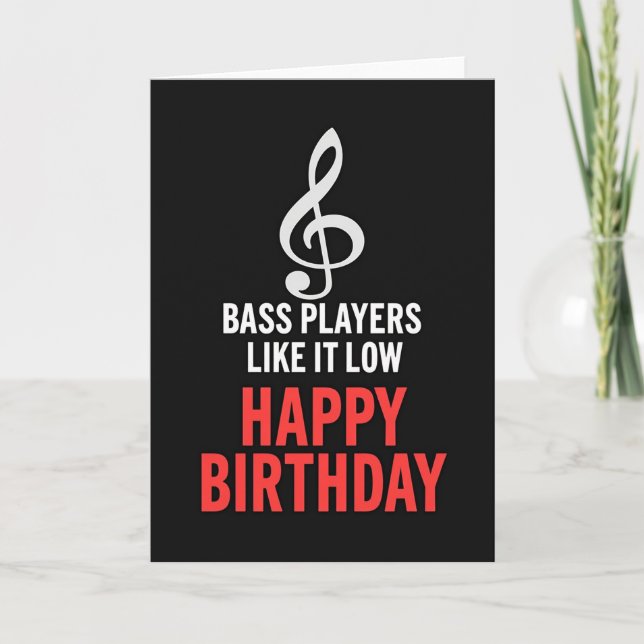 Carte d'anniversaire Note de musique (Devant)