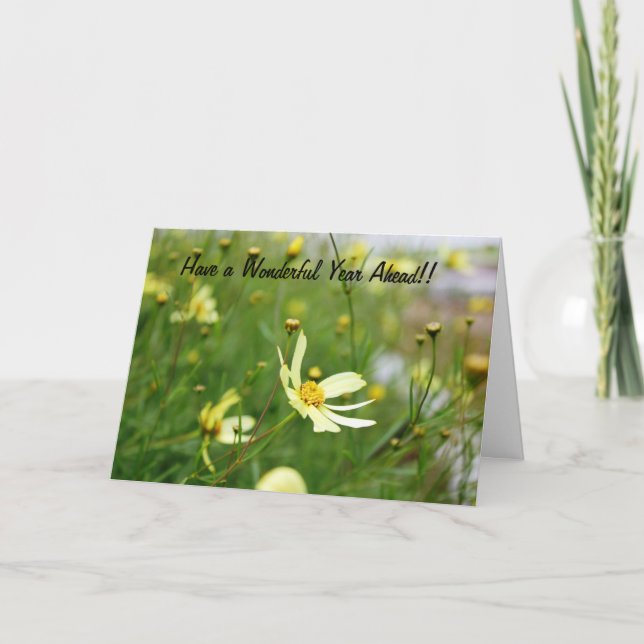 Carte d'anniversaire/nouvelle année (Devant)