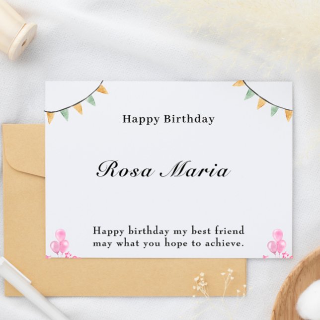 Carte d'anniversaire numérique (Digital Birthday Card)