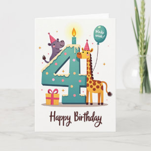 Carte d'anniversaire numéro 4