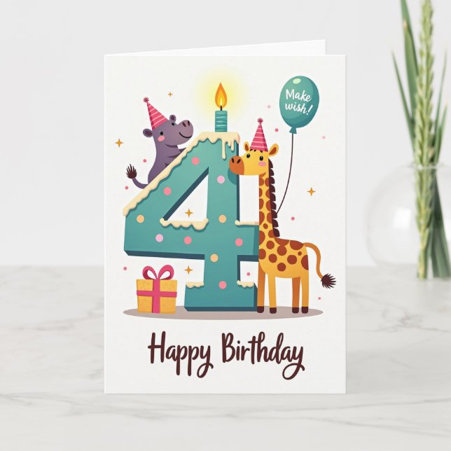 Carte d'anniversaire numéro 4 (Devant)
