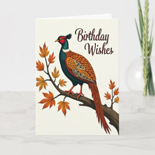 Carte d'anniversaire oiseau de jeu douce