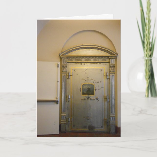 Carte d'anniversaire "Old Hotel Doors" (Devant)