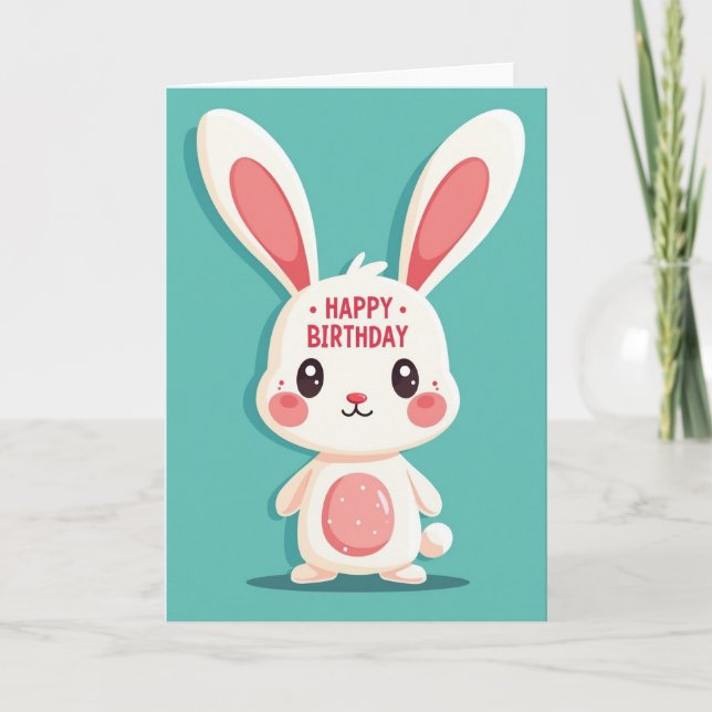 Carte d'anniversaire Oreilles Fantaisistes (Devant)