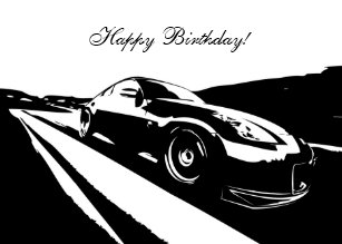 Cartes Voiture D Anniversaire Zazzle Fr