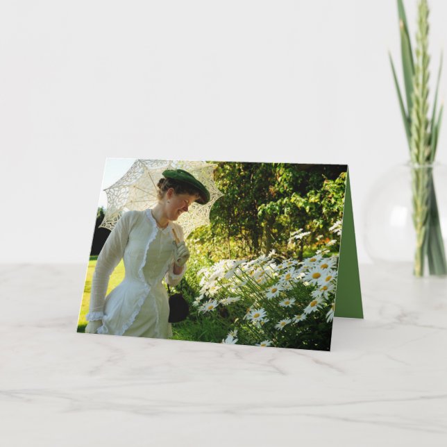 Carte d'anniversaire ou de réunion —Poème victorie (Devant)