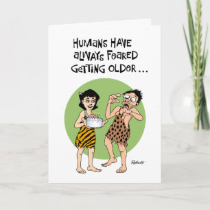 Carte d'anniversaire "Over the Hill" rassurante