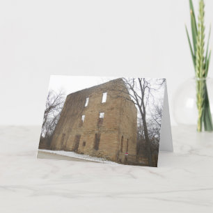 Carte d'anniversaire "Oxford Mill Ruins"