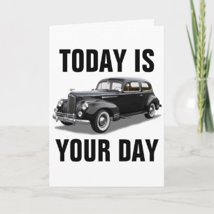 CARTE D'ANNIVERSAIRE PACKARD CLASSIC