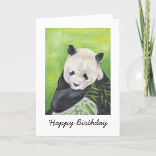 Carte d'anniversaire Panda Bear