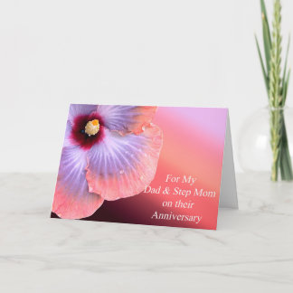 Carte d'anniversaire papa et Step Mom
