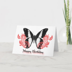 carte d'anniversaire papillon