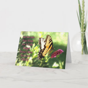Carte d'anniversaire Papillon swallowtail vous pou