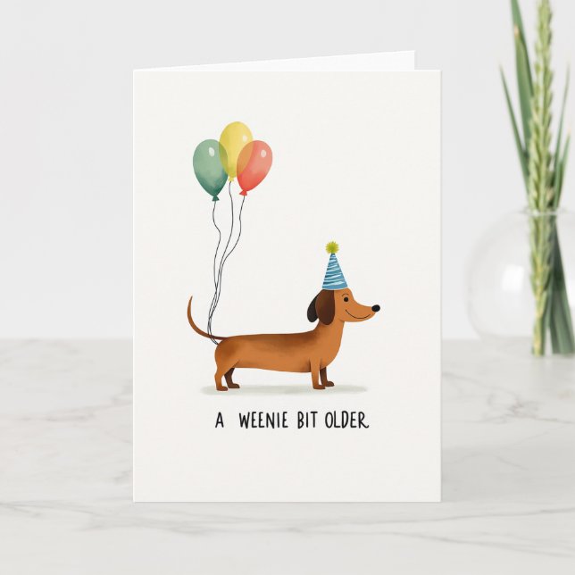 Carte d'anniversaire Party Pup (Devant)
