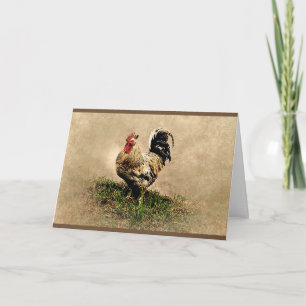 Carte d'anniversaire pas trop poulet